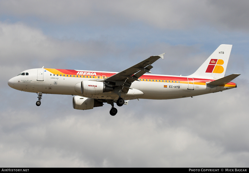 Aircraft Photo of EC-HTB | Airbus A320-214 | Iberia | AirHistory.net #30801