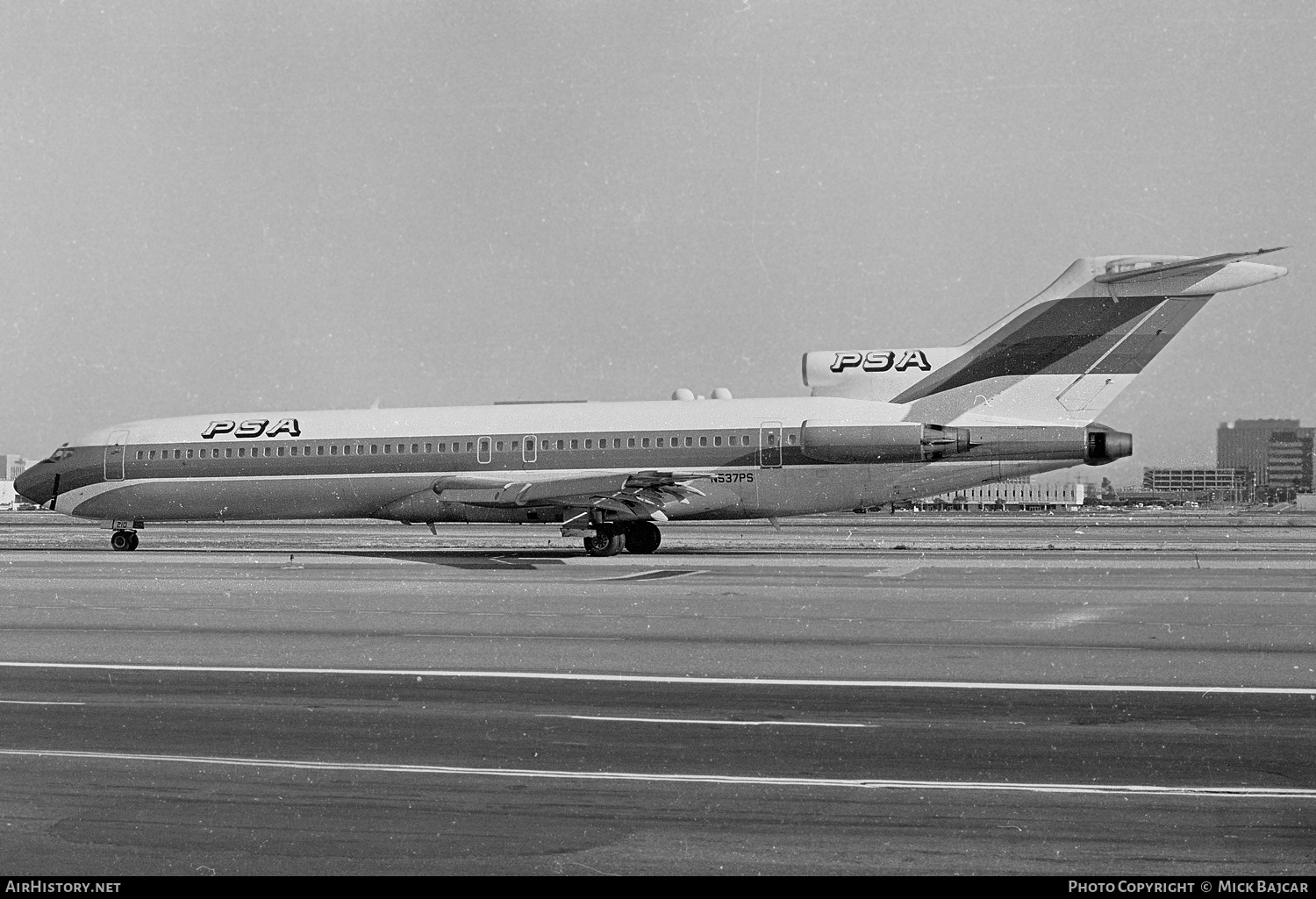 Aircraft Photo of N537PS | Boeing 727-214 | PSA - Pacific Southwest Airlines | AirHistory.net #30829