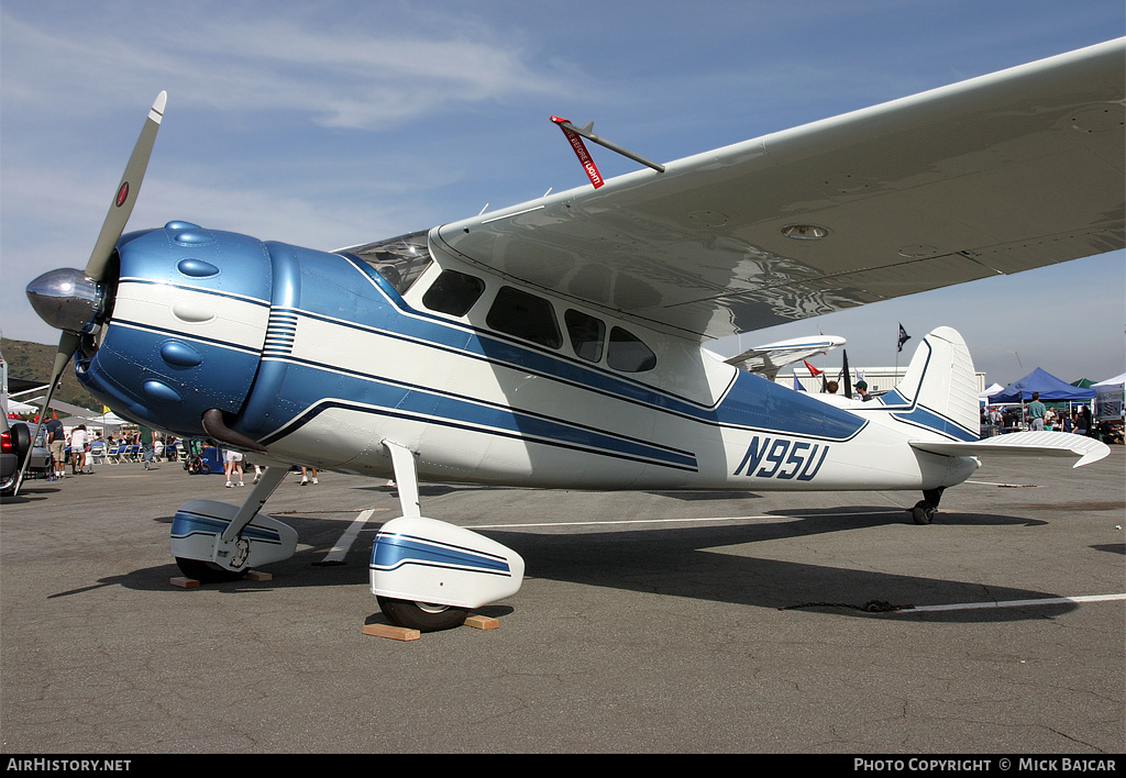 Aircraft Photo of N95U | Cessna 195A | AirHistory.net #30830