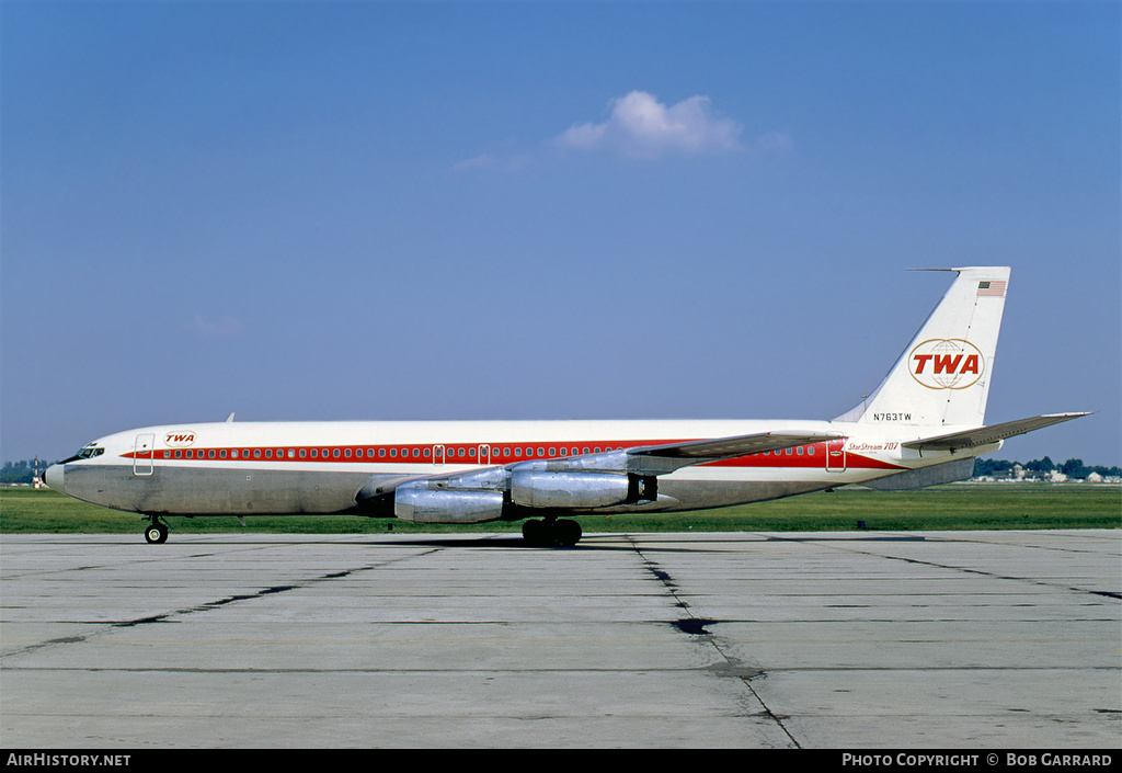 Aircraft Photo of N763TW | Boeing 707-331 | Trans World Airlines - TWA | AirHistory.net #30832