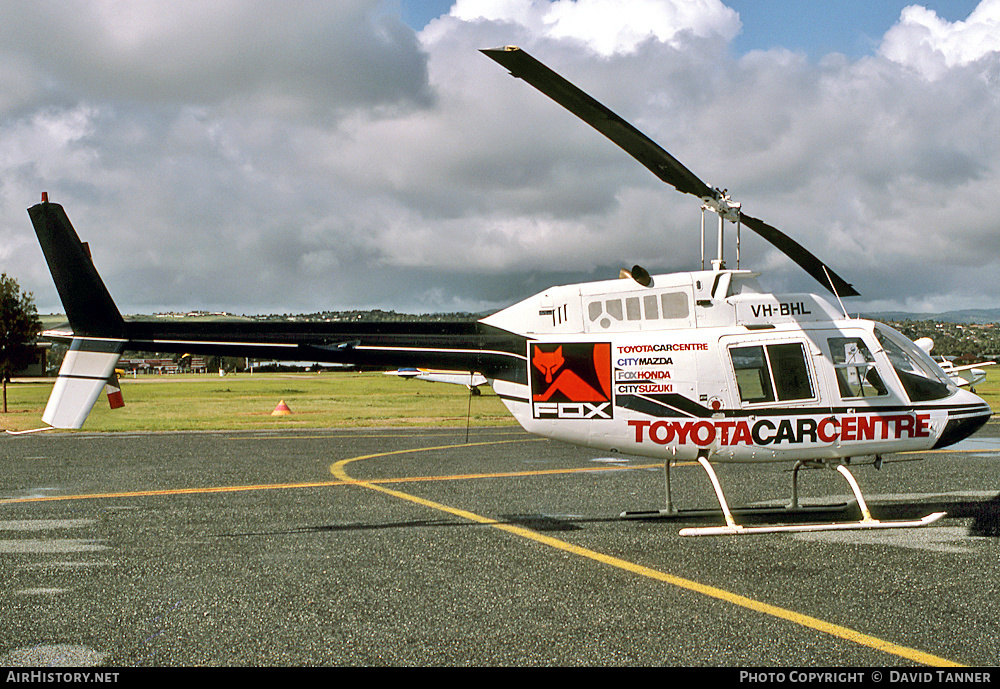 Aircraft Photo of VH-BHL | Bell AB-206A JetRanger | Toyota Car Centre | AirHistory.net #30847