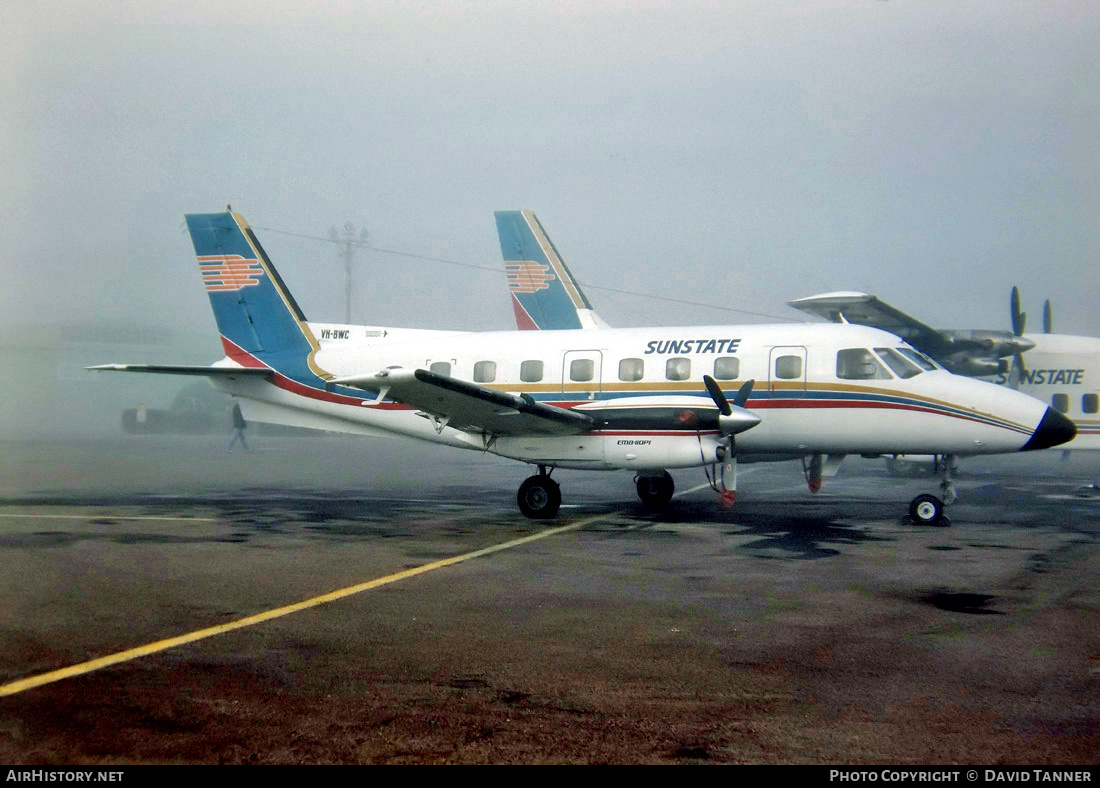 Aircraft Photo of VH-BWC | Embraer EMB-110P1 Bandeirante | Sunstate Airlines | AirHistory.net #30850