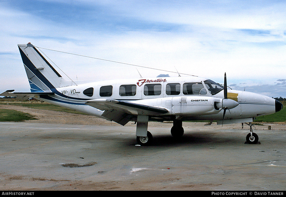 Aircraft Photo of VH-JVD | Piper PA-31-350 Navajo Chieftain | Air Frontier | AirHistory.net #30864