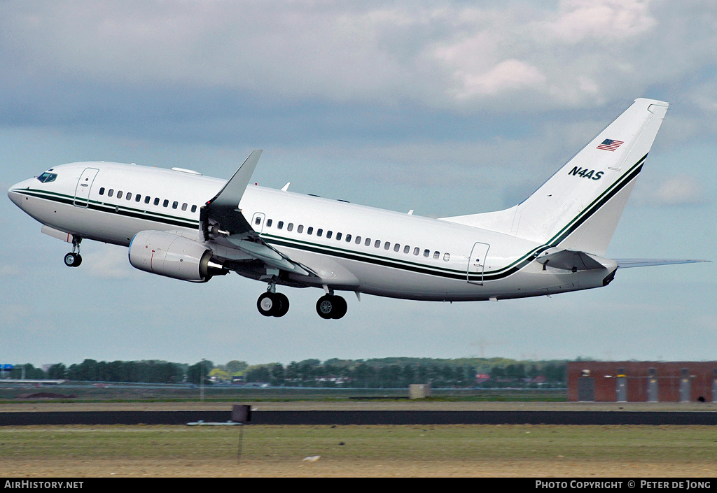 Aircraft Photo of N4AS | Boeing 737-74U BBJ | AirHistory.net #30874