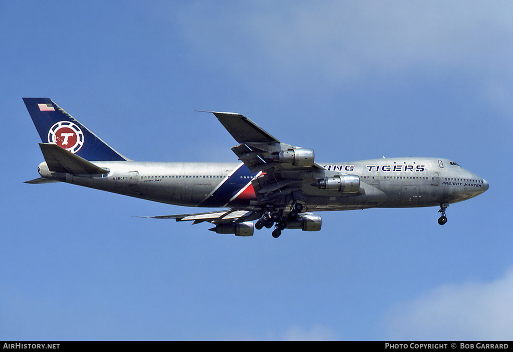 Aircraft Photo of N800FT | Boeing 747-123(SF) | Flying Tigers | AirHistory.net #30889