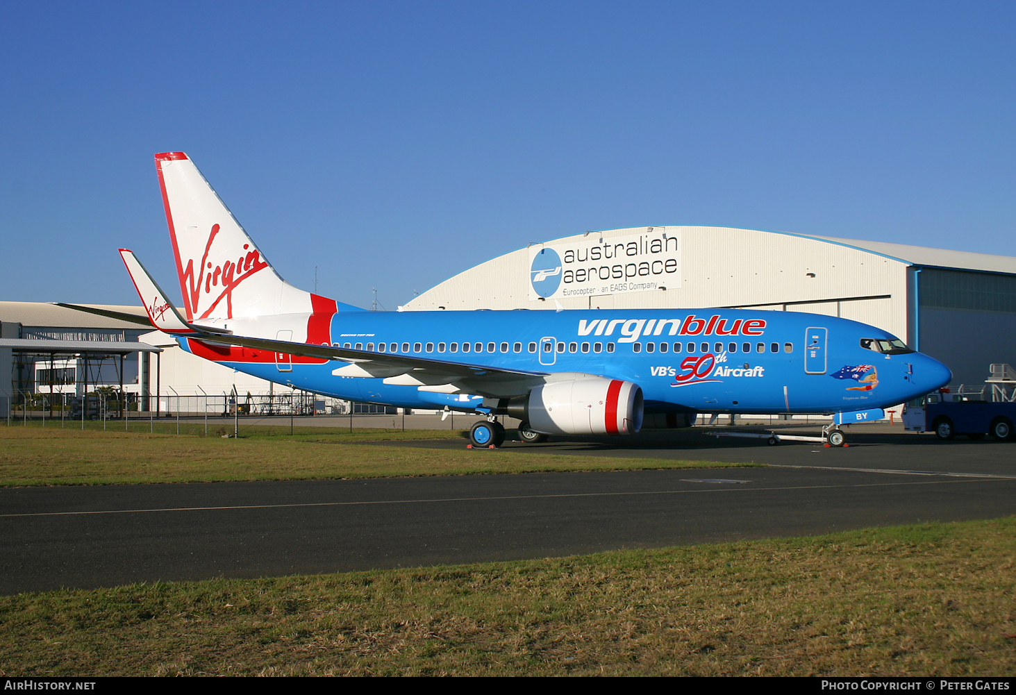 Aircraft Photo of VH-VBY | Boeing 737-7FE | Virgin Blue Airlines | AirHistory.net #30891