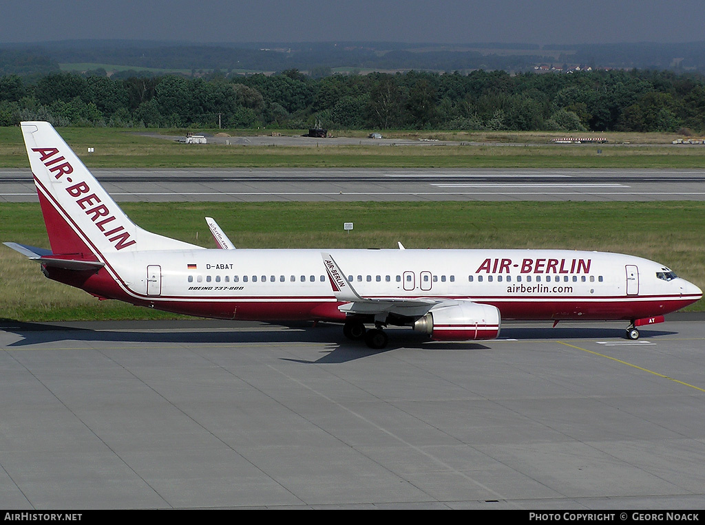 Aircraft Photo of D-ABAT | Boeing 737-86J | Air Berlin | AirHistory.net #30919