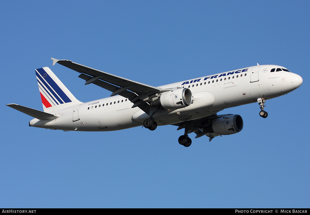 Aircraft Photo of F-GHQR | Airbus A320-211 | Air France | AirHistory.net #30933