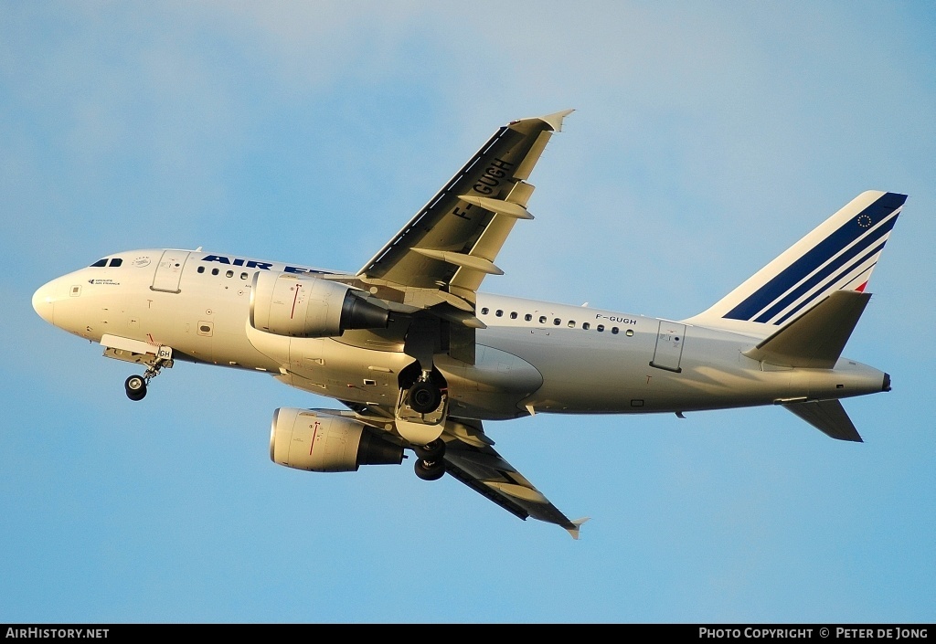 Aircraft Photo of F-GUGH | Airbus A318-111 | Air France | AirHistory.net #30948