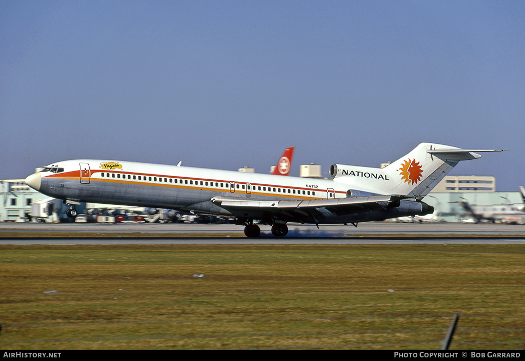 Aircraft Photo of N4732 | Boeing 727-235 | National Airlines | AirHistory.net #30957