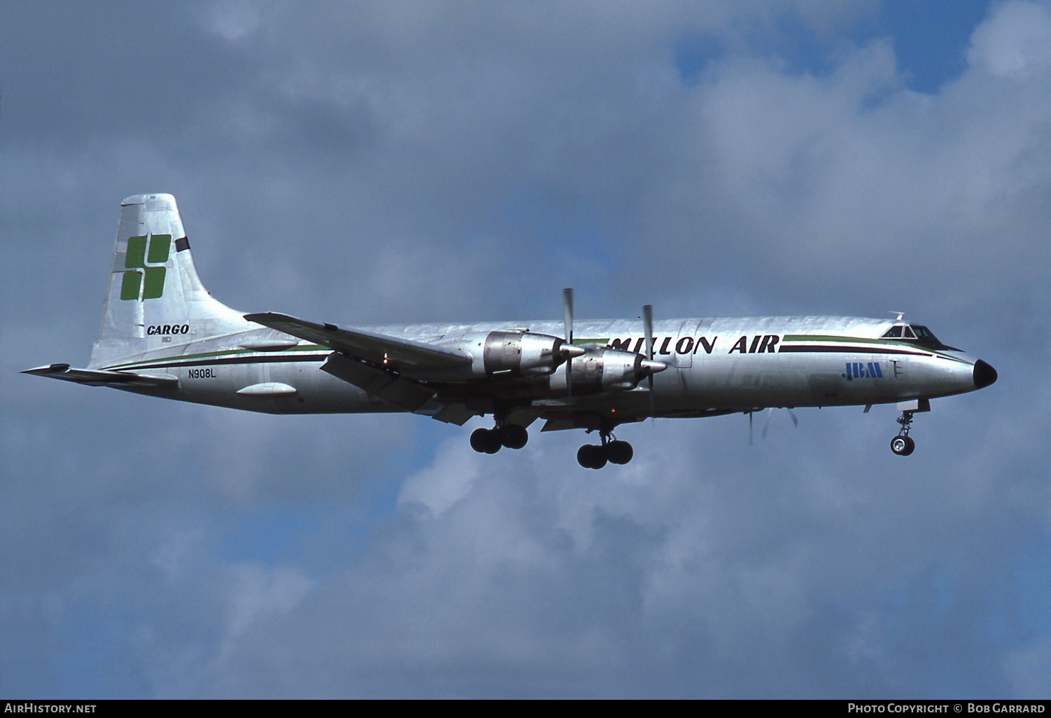 Aircraft Photo of N908L | Canadair CL-44D4-2 | Millon Air | AirHistory.net #31007