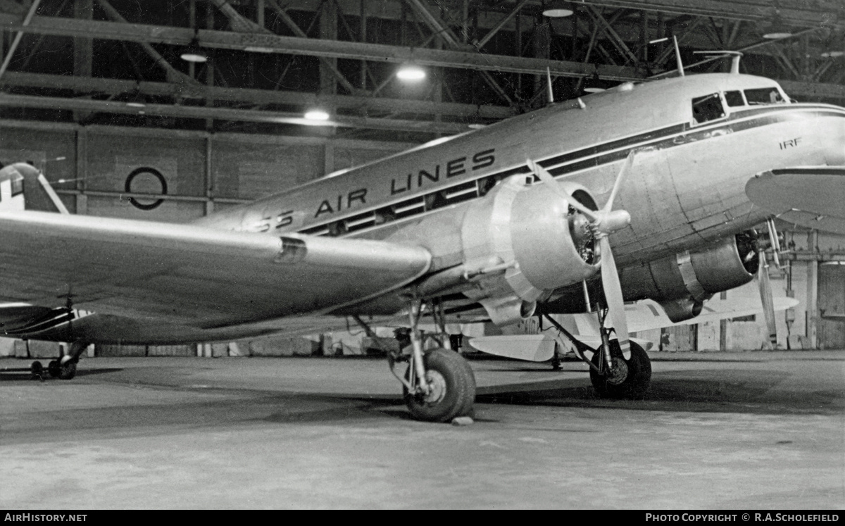 Aircraft Photo of HB-IRF | Douglas C-47B Skytrain | Swissair - Swiss Air Lines | AirHistory.net #31008