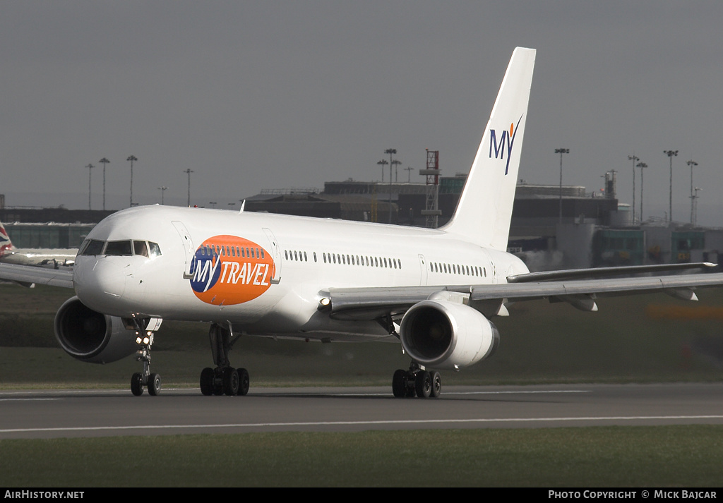 Aircraft Photo of G-WJAN | Boeing 757-21K | MyTravel Airways | AirHistory.net #31018