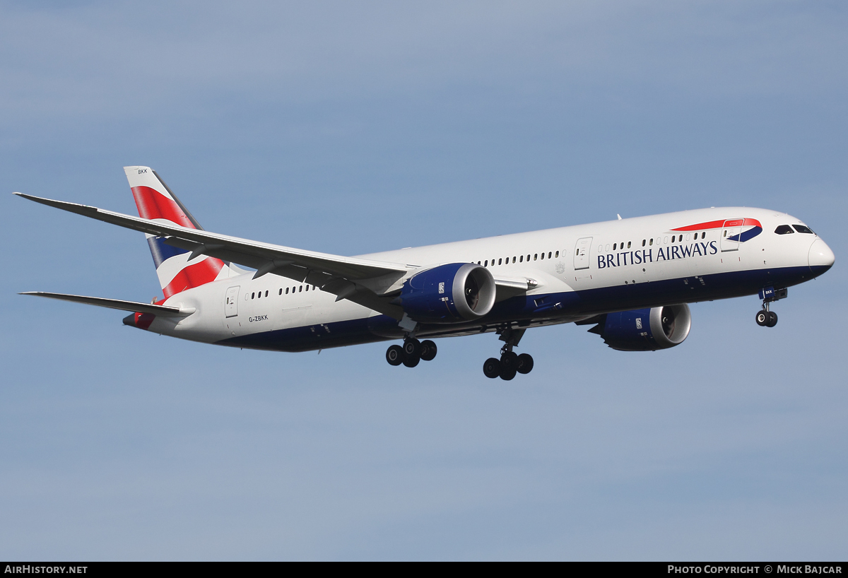 Aircraft Photo of G-ZBKK | Boeing 787-9 Dreamliner | British Airways | AirHistory.net #31046