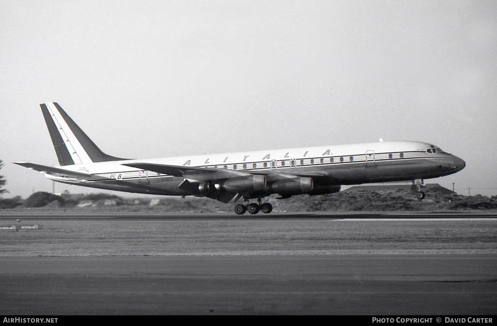 Aircraft Photo of I-DIWO | Douglas DC-8-43 | Alitalia | AirHistory.net #31050