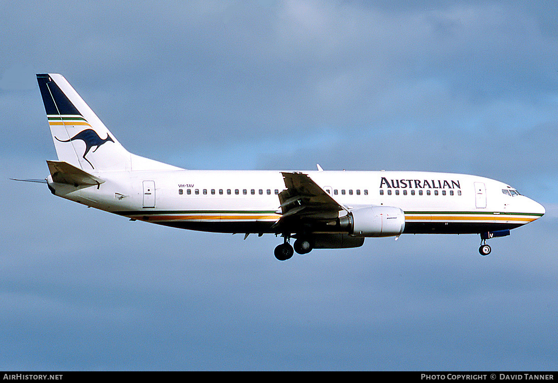 Aircraft Photo of VH-TAV | Boeing 737-376 | Australian Airlines | AirHistory.net #31067