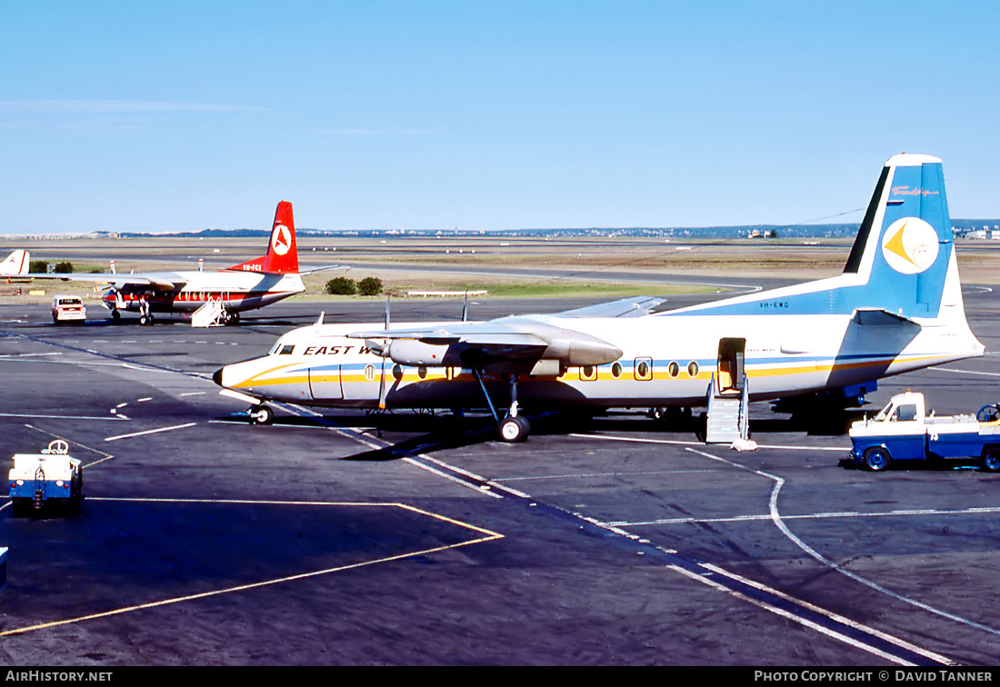 Aircraft Photo of VH-EWO | Fokker F27-500 Friendship | East-West Airlines | AirHistory.net #31071