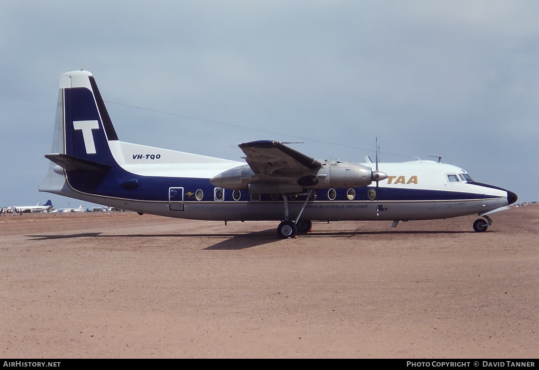 Aircraft Photo of VH-TQO | Fokker F27-600 Friendship | Trans-Australia Airlines - TAA | AirHistory.net #31114