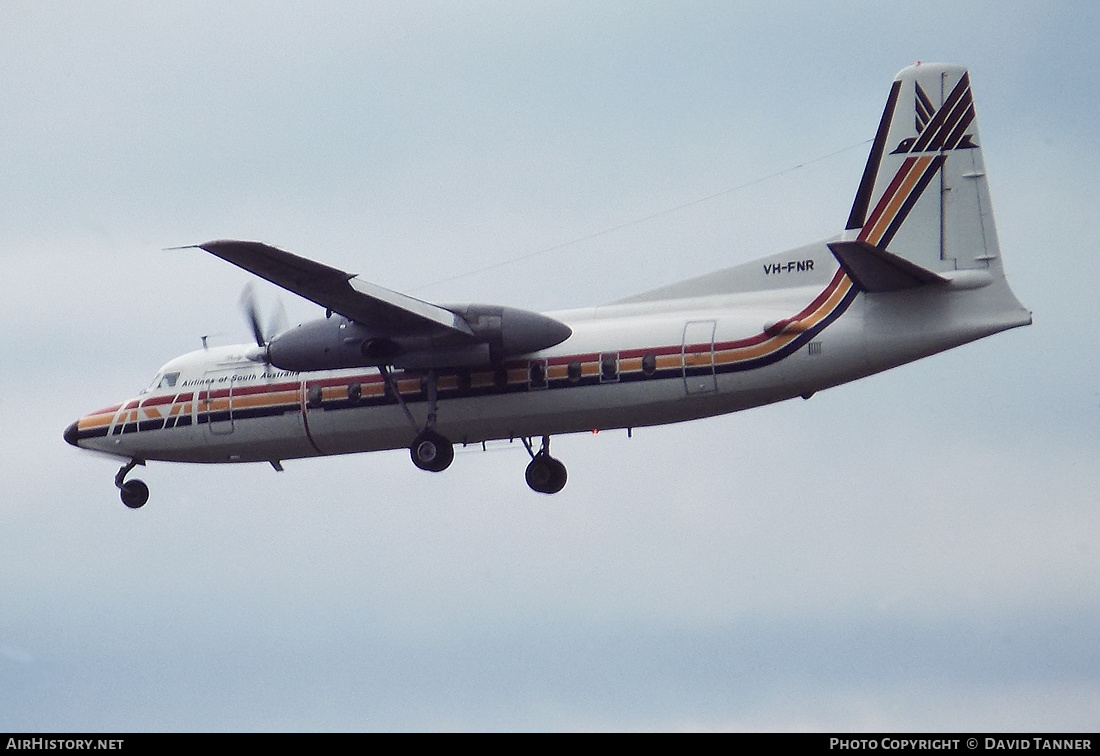 Aircraft Photo of VH-FNR | Fokker F27-600 Friendship | Airlines of South Australia - ASA | AirHistory.net #31116