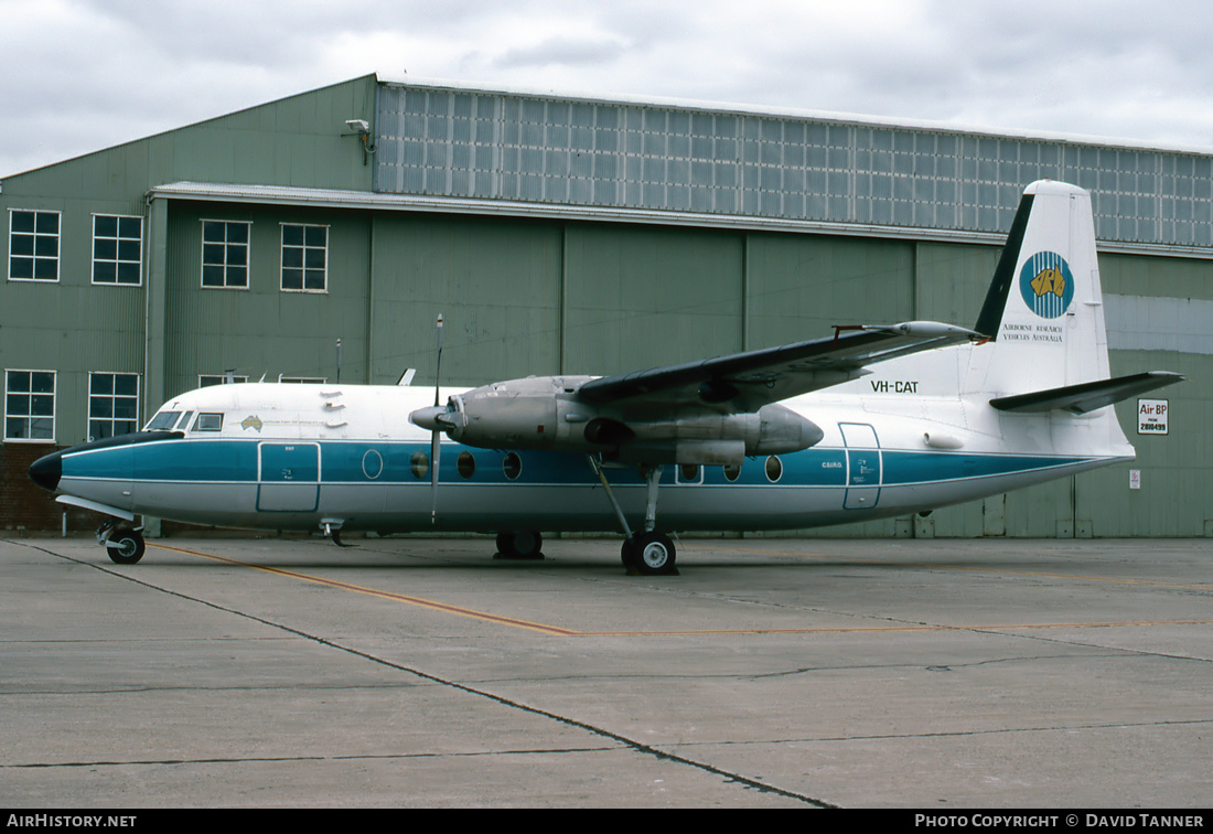 Aircraft Photo of VH-CAT | Fokker F27-100 Friendship | ARVA - Airborne Research Vehicles Australia | AirHistory.net #31125