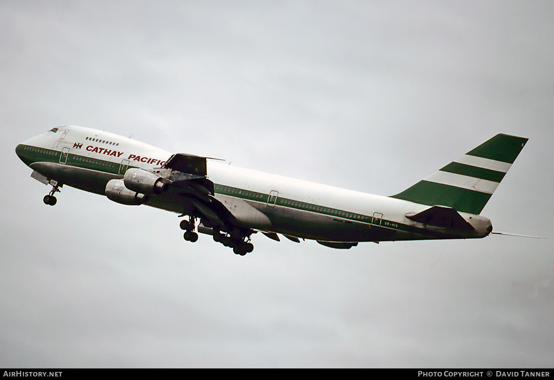 Aircraft Photo of VR-HIA | Boeing 747-267B | Cathay Pacific Airways | AirHistory.net #31130