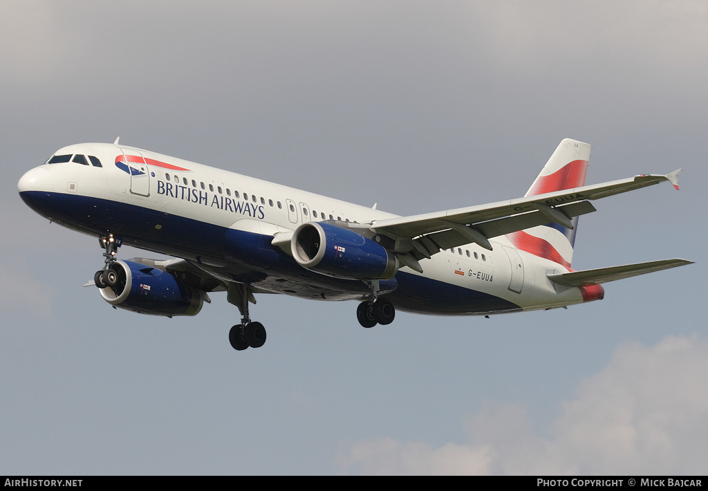 Aircraft Photo of G-EUUA | Airbus A320-232 | British Airways | AirHistory.net #31141