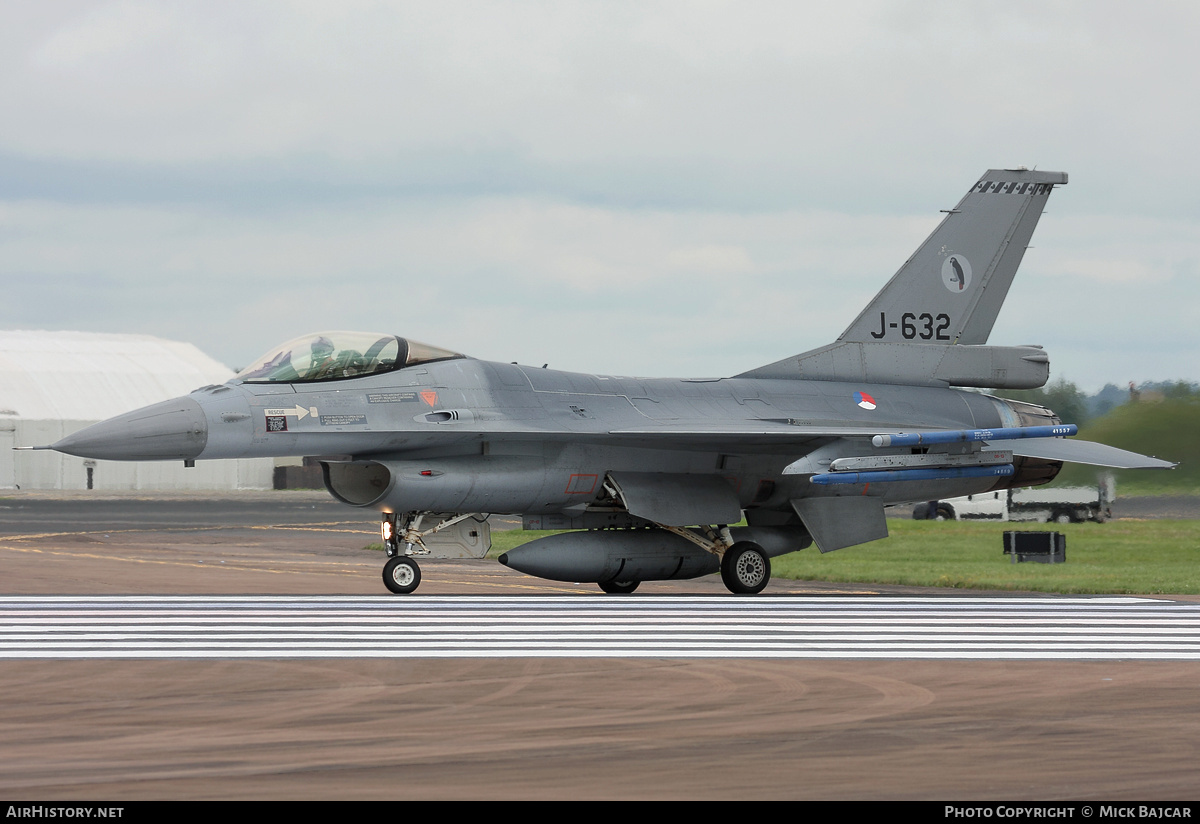Aircraft Photo of J-632 | General Dynamics F-16AM Fighting Falcon | Netherlands - Air Force | AirHistory.net #31168