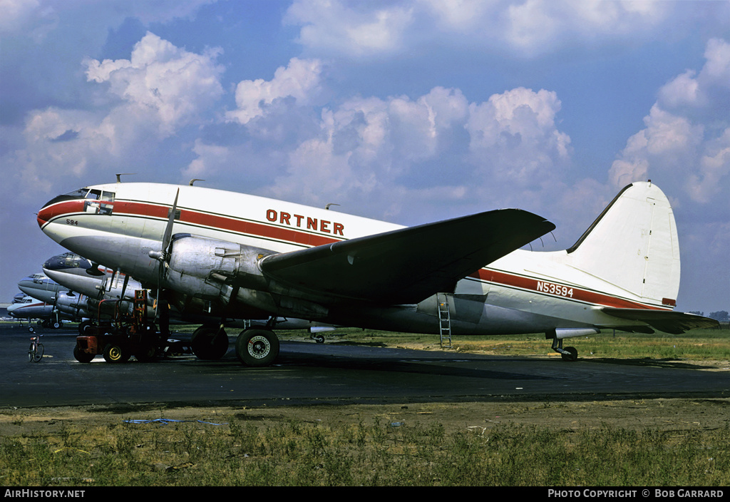 Aircraft Photo of N53594 | Curtiss C-46F Commando | Ortner Air Service | AirHistory.net #31171