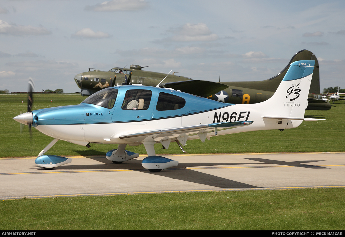 Aircraft Photo of N96FL | Cirrus SR-22 G3-GTSX Turbo | AirHistory.net #31196