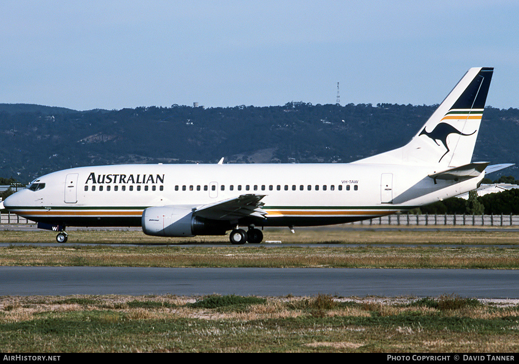 Aircraft Photo of VH-TAW | Boeing 737-376 | Australian Airlines | AirHistory.net #31216