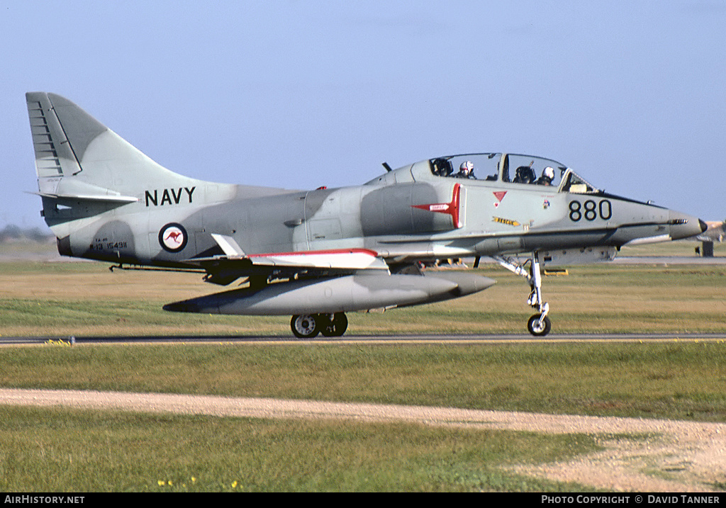 Aircraft Photo of N13-154911 | McDonnell Douglas TA-4G Skyhawk | Australia - Navy | AirHistory.net #31221
