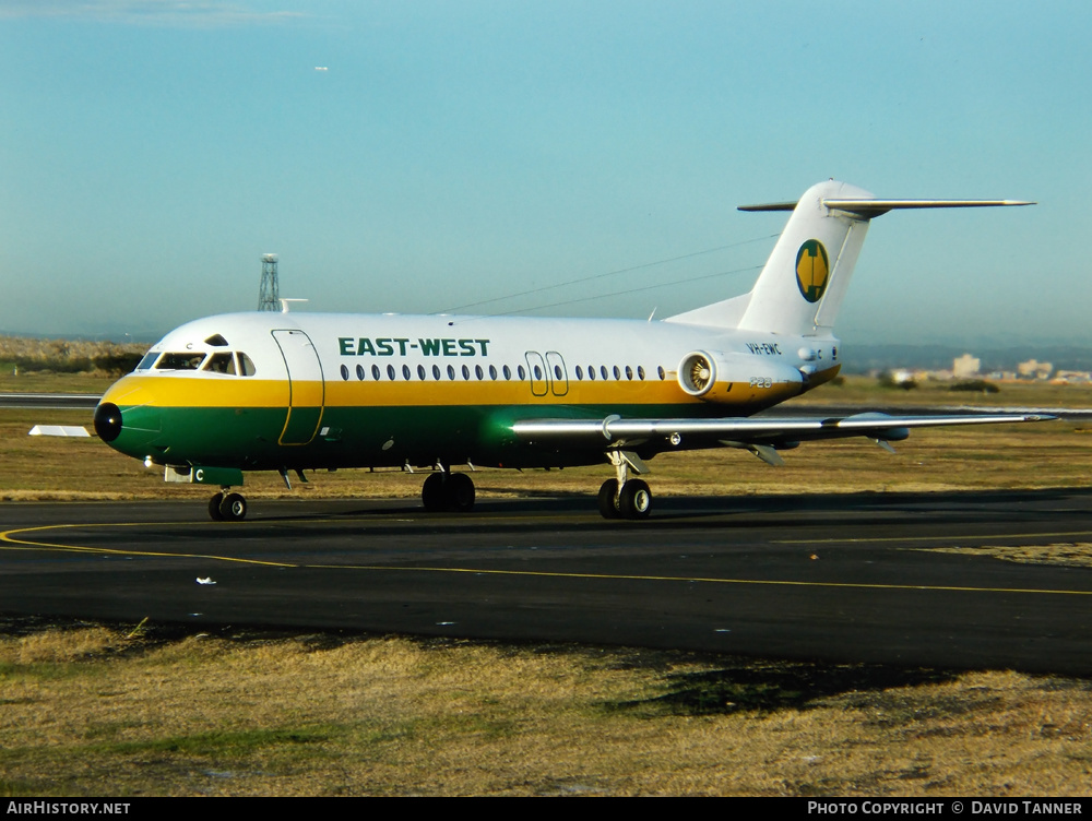 Aircraft Photo of VH-EWC | Fokker F28-4000 Fellowship | East-West Airlines | AirHistory.net #31261