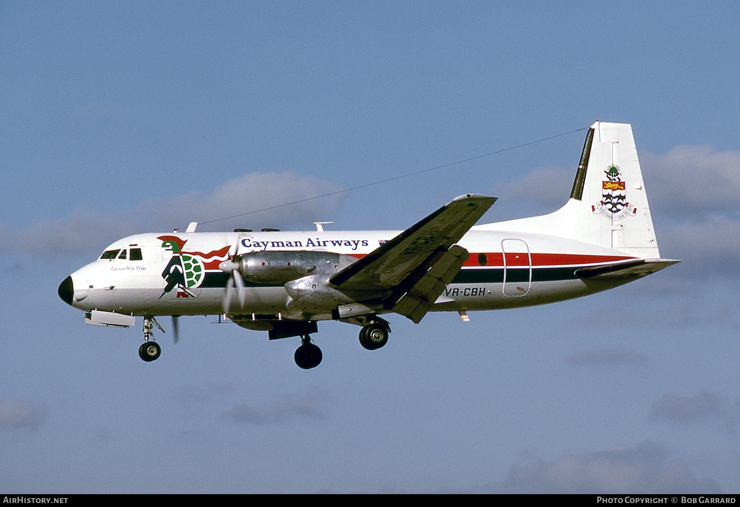Aircraft Photo of VR-CBH | Hawker Siddeley HS-748 Srs1/105 | Cayman Airways | AirHistory.net #31272