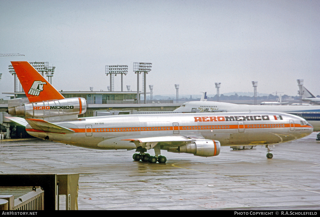 Aircraft Photo of XA-DUG | McDonnell Douglas DC-10-30 | AeroMéxico | AirHistory.net #31281