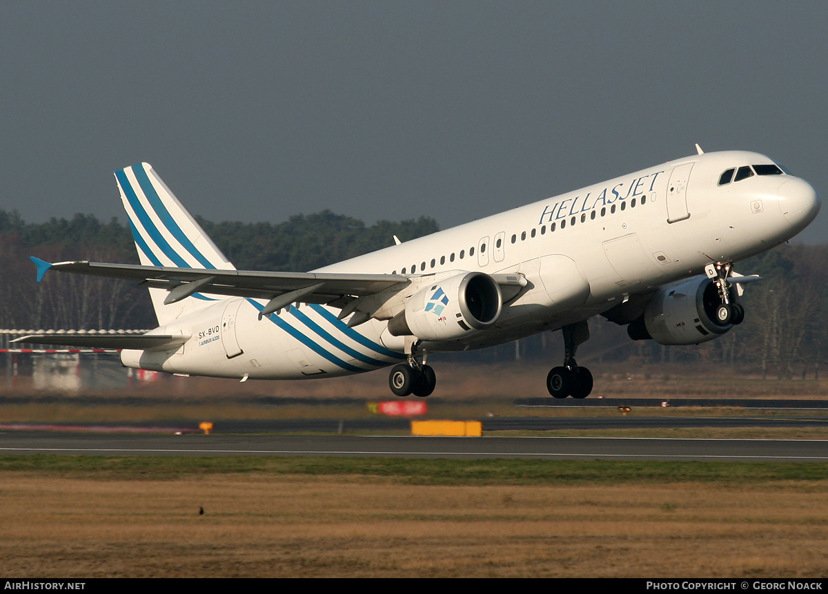 Aircraft Photo of SX-BVD | Airbus A320-211 | Hellas Jet | AirHistory.net #31286