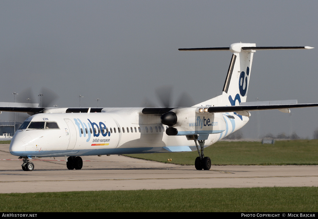 Aircraft Photo of G-JEDN | Bombardier DHC-8-402 Dash 8 | Flybe - British European | AirHistory.net #31310