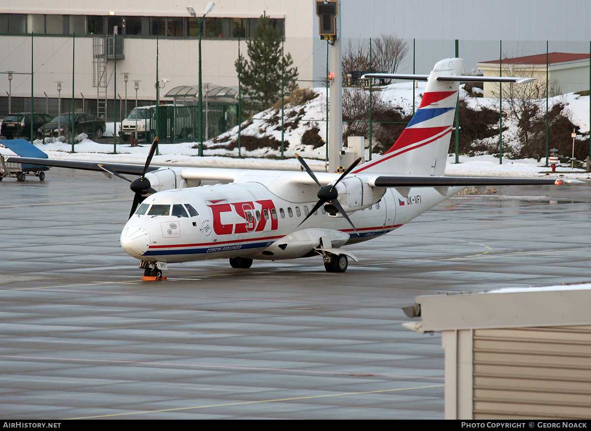 Aircraft Photo of OK-VFI | ATR ATR-42-320 | ČSA - Czech Airlines | AirHistory.net #31315