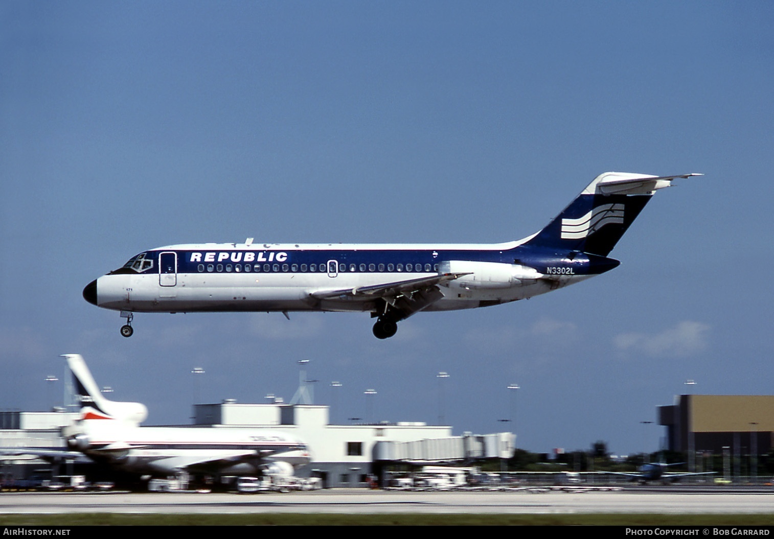 Aircraft Photo of N3302L | Douglas DC-9-14 | Republic Airlines | AirHistory.net #31383