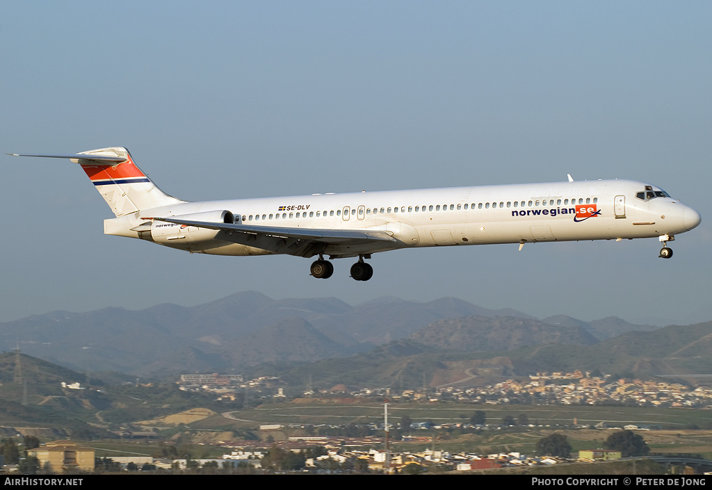 Aircraft Photo of SE-DLV | McDonnell Douglas MD-83 (DC-9-83) | Norwegian | AirHistory.net #31389