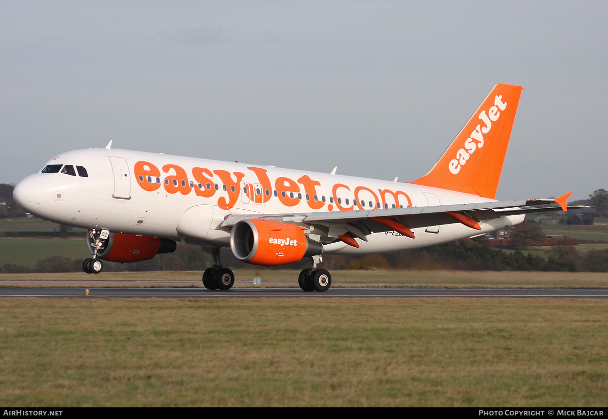 Aircraft Photo of G-EZDZ | Airbus A319-111 | EasyJet | AirHistory.net #31408