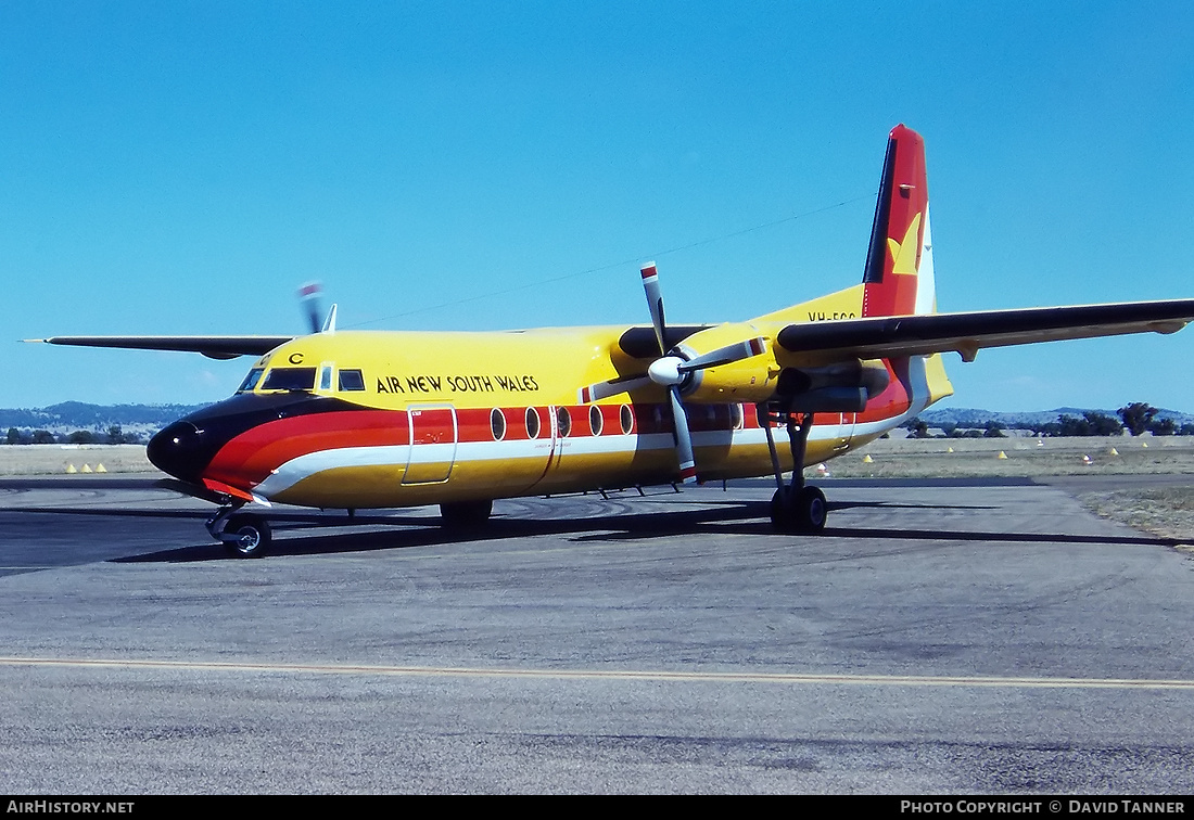 Aircraft Photo of VH-FCC | Fokker F27-500F Friendship | Air New South Wales | AirHistory.net #31409