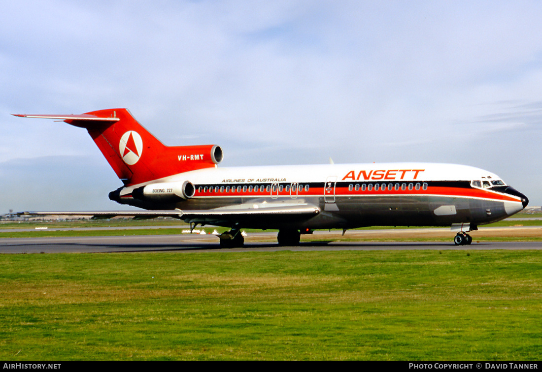 Aircraft Photo of VH-RMT | Boeing 727-77C | Ansett Airlines of Australia | AirHistory.net #31422