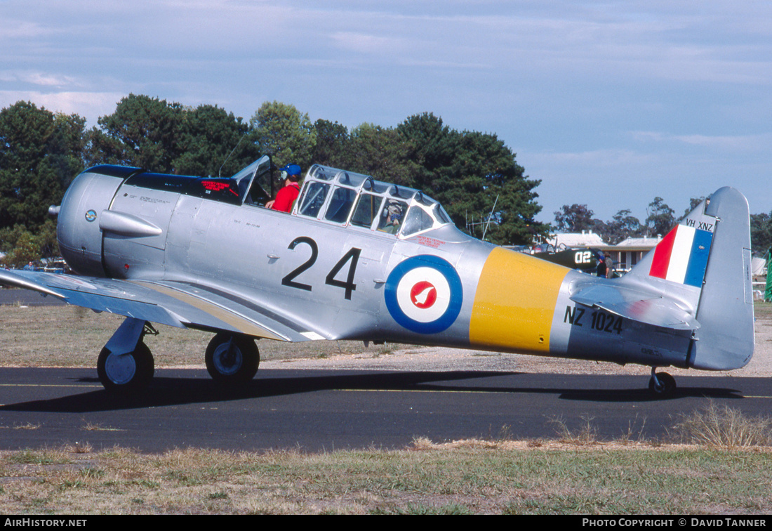 Aircraft Photo of VH-XNZ / NZ1024 | North American AT-6C Harvard IIA | New Zealand - Air Force | AirHistory.net #31423