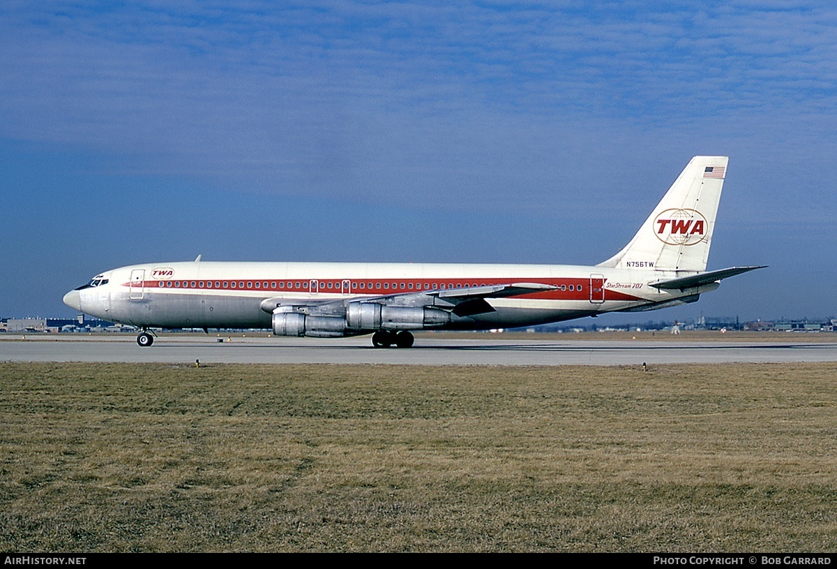 Aircraft Photo of N756TW | Boeing 707-131B | Trans World Airlines - TWA | AirHistory.net #31488