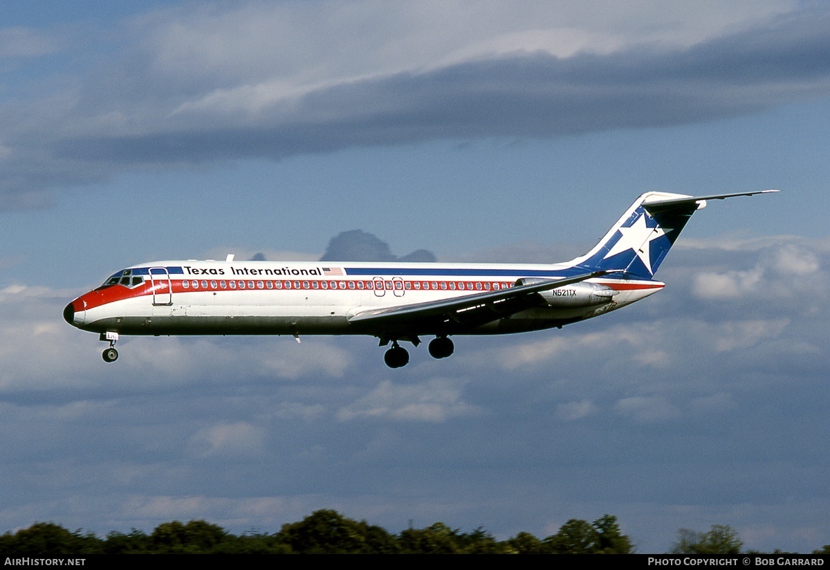 Aircraft Photo of N521TX | McDonnell Douglas DC-9-32 | Texas International Airlines | AirHistory.net #31494