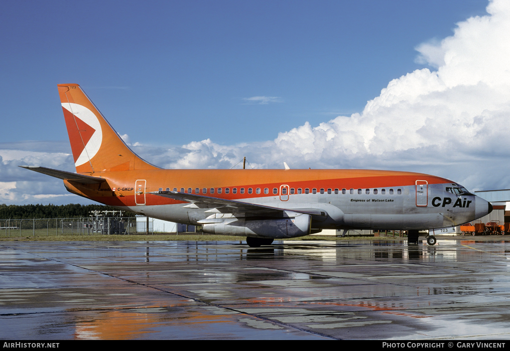 Aircraft Photo of C-GKCP | Boeing 737-217/Adv | CP Air | AirHistory.net #31516