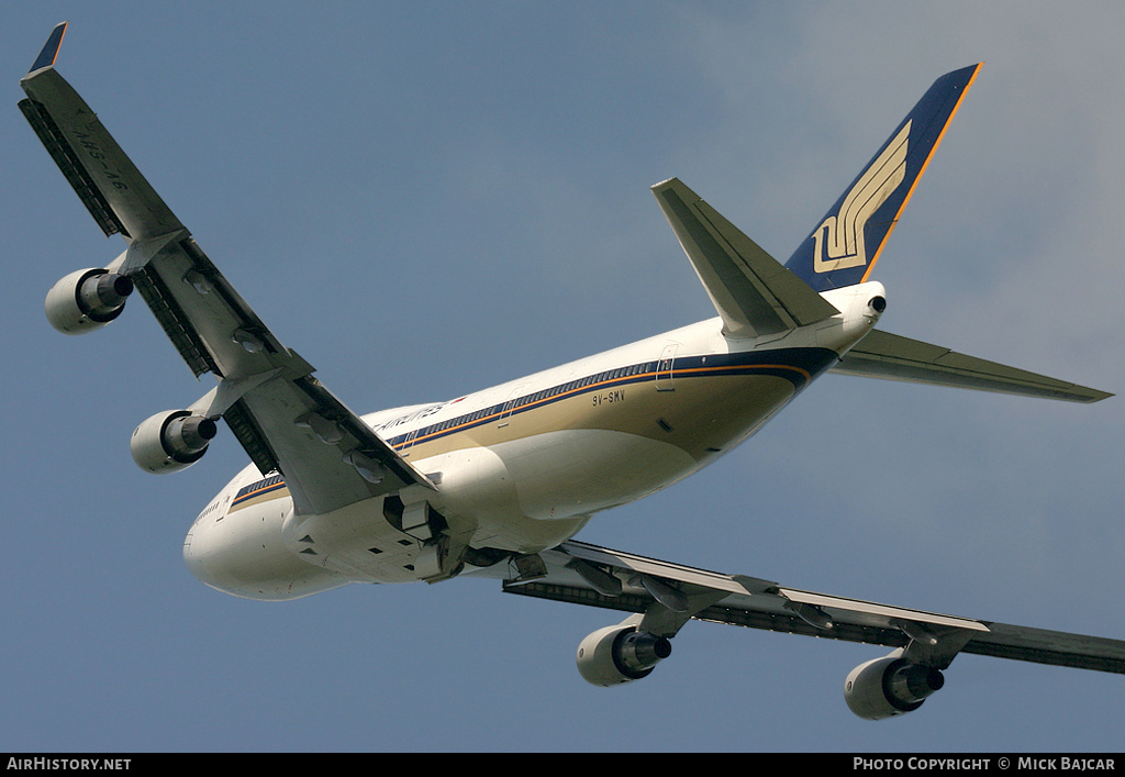 Aircraft Photo of 9V-SMV | Boeing 747-412 | Singapore Airlines | AirHistory.net #31522