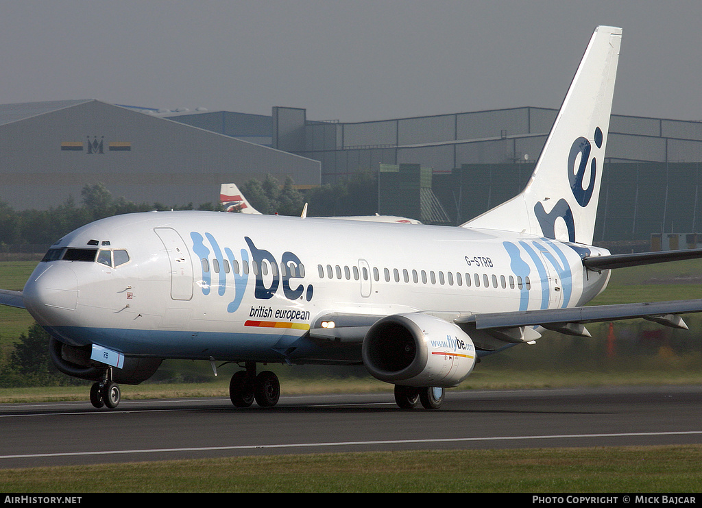 Aircraft Photo of G-STRB | Boeing 737-3Y0 | Flybe - British European | AirHistory.net #31523