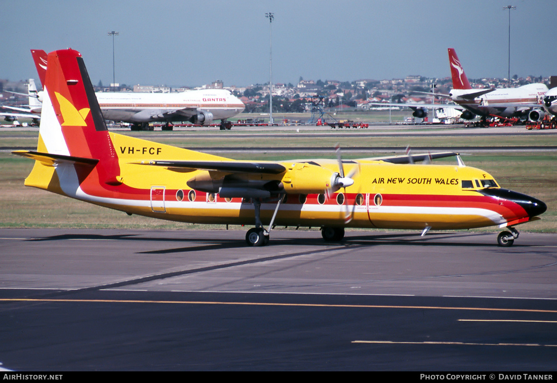 Aircraft Photo of VH-FCF | Fokker F27-500F Friendship | Air New South Wales | AirHistory.net #31525