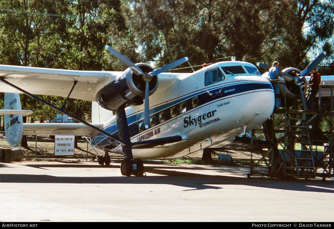 Aircraft Photo of VH-EVB | Scottish Aviation Twin Pioneer Series 3 | Capricorn Air | AirHistory.net #31531